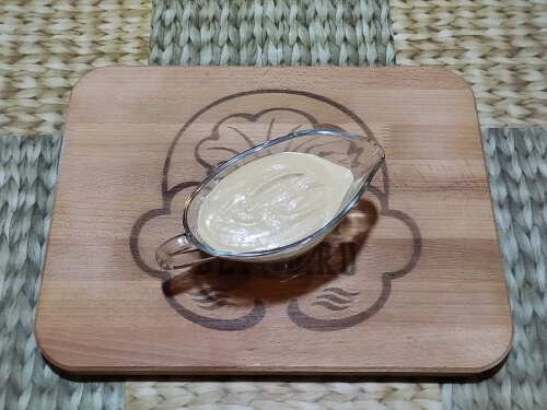 Ещё раз все взбить до консистенции майонеза. Ещё раз все взбить до консистенции майонеза.