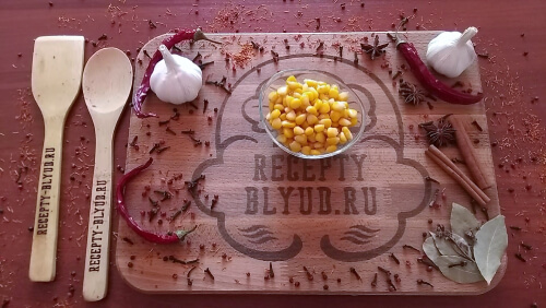 С кукурузы слить воду. С кукурузы слить воду.