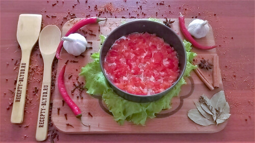 Выложить помидоры. Выложить помидоры.